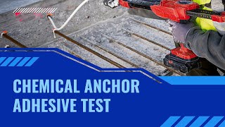 How To Test Chemical Anchor Adheisve Strength?