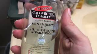 Palmer's Cocoa Butter Skin Therapy Body Oil   Honest Review