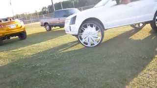 Forgis, Floats, Kandy, outrageous, 26s to 32s rolling deep in the Car Show.