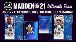 Madden 21 Legends Jermichael Finley, Kyle Williams PLUS Coin Making Ideas Before Zero Chill Ends!