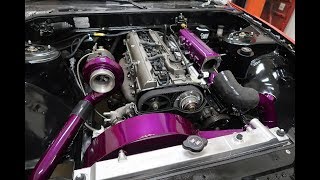 2JZ Color Reveal!! ...and fun with AN Fittings