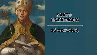 Santo Gaidensius | 25 Oktober | Sugeng Pramono