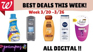 Best Walgreens Deals || ONLY DIGITAL COUPONS!! (3/20-3/26)