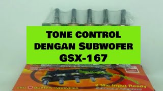 Tone Control GSX-167 Subwoofer Murah Meriah.