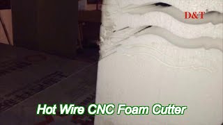 full-automatical durable hot wire foam cutting cnc machine for eps 2d shape