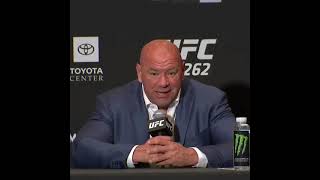 DANA WHITE ABOUT TONY FERGUSON