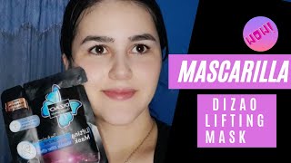 pruebo la Mascarilla Económica DIZAO(lifting mask)