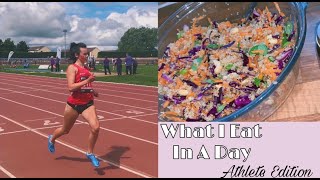 What I Eat In A Day | Track & Field Athlete Edition  *realistic*