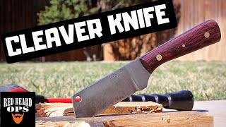 Making a Cleaver Knife - With Commentary