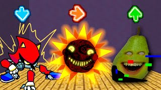 FNF Character Test Gameplay VS Playground | metal sonic | fnaf sun | annoying orange