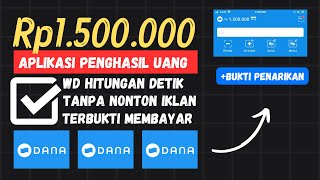 WD 1,5JT/Hari ! Game Penghasil Uang 2024 Terbukti Membayar | Apk Penghasil Saldo Dana Tercepat 2024