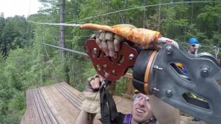 Zip Line at The Wilds Christian Camp