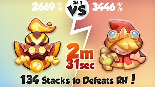 MONK Stacks Up to BEAT Riding Hood! PVP Rush Royale