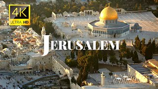 Oldest & Holiest City Jerusalem in 4K ULTRA HD 60FPS Video by Drone