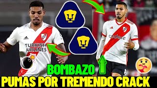 ✅🤩 BOMBAZO, Pumas Por Tremendo CRACK | Refuerzo De Lujo Ap 2024