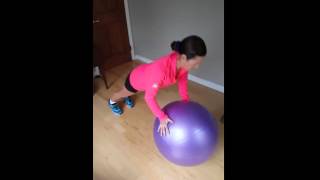 Swiss Ball Push Up