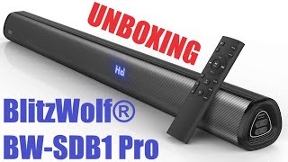 VFM SoundBar // BlitzWolf® BW-SDB1 Pro - UNBOXING (by Banggood)