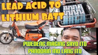 EBIKE - DIY PAANO PALITAN ANG BATTERY - Lead Acid to Lifepo4 Batt.