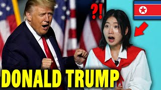 North Korean Girl reacts to US presidential candidate tiktok