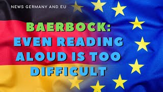 ANOTHER BaerBOCK. ALL THE PROMISES OF G7 SPEECH -Even READING THEM OUT IS TOO DIFFICULT FOR BAERBOCK