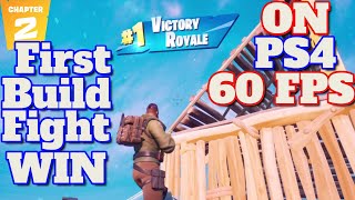 My 1st BuildFight SOLO WIN on PS4 SLIM 60 FPS - Fortnite Gameplay No Commentary [PS4 PRO Controller]