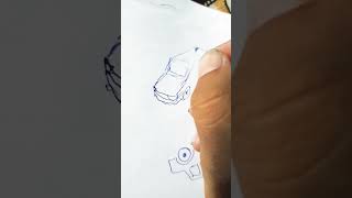 تعليم الرسم / رسم سيارة جيكلاس خطوة بخطوة #art #drawing #draw