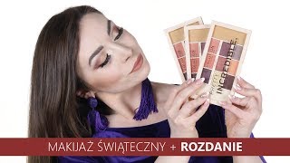 MAKIJAŻ ŚWIĄTECZNY paletą ZA DARMO? + ROZDANIE 20 x Pretty Incredible od Makeup Revolution