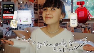 what i bought myself for my 15TH BIRTHDAY!! (a little self love haul)