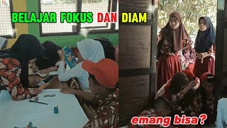 Siswa Fokus dan diam, emang bisa?💖