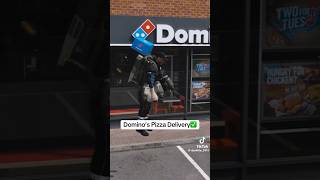 Domino’s pizza delivery man with a jet suit #jetsuit #shortvideo #pizzadelivery