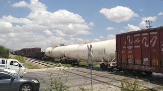 tren de carga regresando de cd Juárez