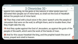 KJV-Daily Bible: p.m. 2 Chronicles 32:1-33