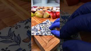 ASMR Packing Snacks in #beeswaxwraps #asmr #asmrvideo #asmrsounds #asmrfood #snacks