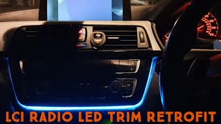 BMW LCI LED Radio Trim Upgrade F Series (EASY FIT)