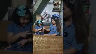 Stone Paper Scissor 😍 #youtube #shorts #youtubeshorts #oveeandmumma #crazyfoodyranjita