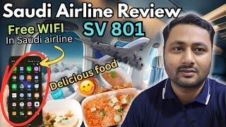 Saudi Airline Review Free Wifi,Delicious Food 😋 Saudi Airline Good Experience(Ghulam Haider786Vlogs)