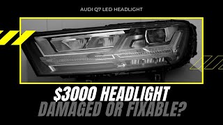 Ebay Business Selling Used Car Parts Online: How Damaged is this $3000 Audi Q7 Headlight?