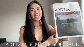 ARITZIA $500 CUTEST SUMMER HAUL | MAKEUP CURRENT FAVOURITES VIRAL LIP OILS