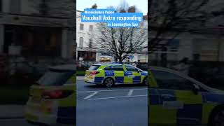 Vauxhall Astra IRV responding in Leamington Spa - Warwickshire Police