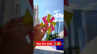 8 pointed ninja star paper boomerang #57 #shorts #ninjastar #boomerang #origami #india #pakistan