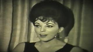 Joan Collins Rare 1959 Interview USA TV Show "Person To Person"