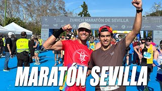 MARATÓN DE SEVILLA 2024 | LE AYUDO A DESTROZAR SU MEJOR MARCA