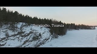 Sarvikallio, Tuusula - Finnish Winter Drone Footage 2.7K