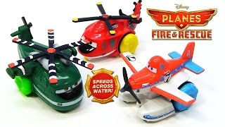 3 New Disney Planes Fire and Rescue Hydro Wheels Pontoon Dusty Crophopper Blade Ranger Windlifter