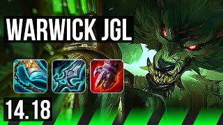 WARWICK vs KHA'ZIX (JGL) | 13/2/17, 2100+ games, 35k DMG, Legendary | EUW Master | 14.18