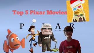 Top 5 Pixar Movies (W/ Gingercat 59)