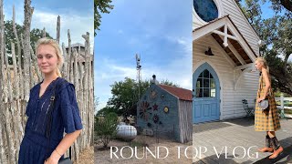 Round Top Vlog | Hotel Lulu, antiquing, + shopping