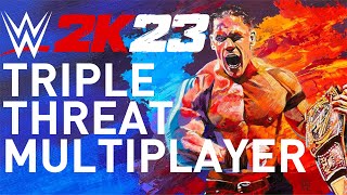 WWE 2K23 | Triple Threat Online Multiplayer | XT Gameplay