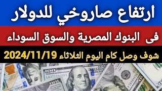 اسعار الدولار اليوم/اسعار الدولار فى البنوك المصريةوالسوق السوداء اليوم الثلاثاء 2024/11/19