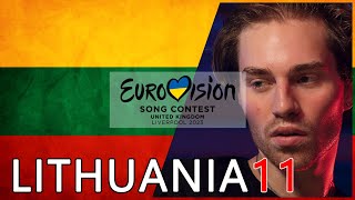 EUROVISION 2023 | Lithuania My Top 11 (out of 30)